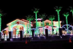 Fred Loya's house of lights for the winter season. 