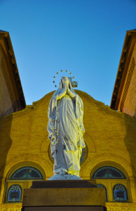 San Albino Catholic church located in La Mesilla New Mexico.