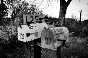 Three Mailboxes