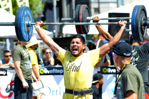 Get Lifted team member at the Desert Games CrossFit competition in El Paso, Texas.