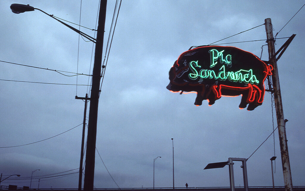 Pig Sandwich, San Antonio, Texas, 1988